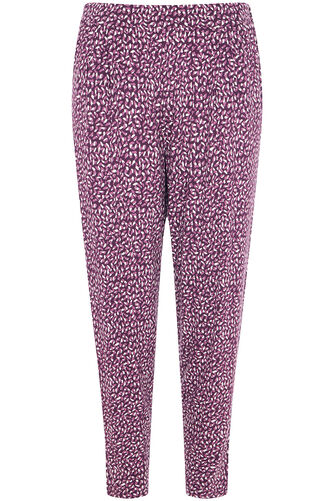 Dash Print Jersey Harem Trousers
